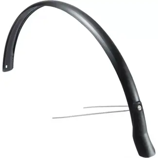 Eurofender Achterspatbord 28" - 51 mm - Mat Zwart - Stabiele Bevestiging - Kunststof