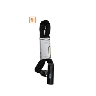 Falkx Kettingslot met nylon hoes - 90 cm - 8.3 mm dik - ART gecertificeerd - zwart