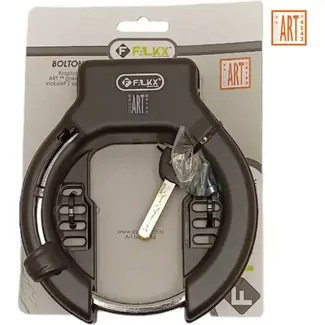 Falkx Ringslot - 65mm breed - Zwart - Veiligheid voor fietsen
