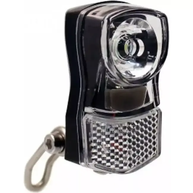 Falkx Compacte LED koplamp - krachtige verlichting - incl. batterijen en montage - zwart