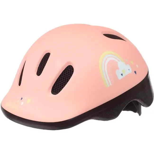 Polisport Kinderhelm XXS - Roze - Veiligheid & Comfort - 9m-3j - Insectennet - 6 Ventilatieopeningen
