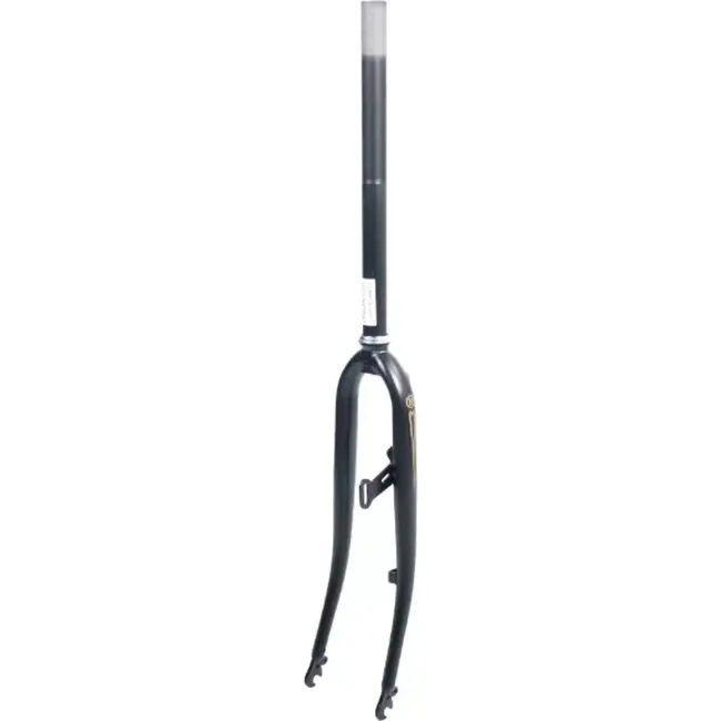 Avalon Voorvork 28 inch - Glanzend zwart - 1 inch balhoofdbuis - Geschikt voor omafiets