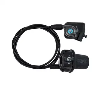 Sunrace 5-speed draaiversteller - interne naaf - clickbox - zwart