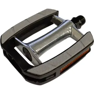 Falkx Aluminium pedalen - anti-slip - 9/16" schroefdraad - zwart