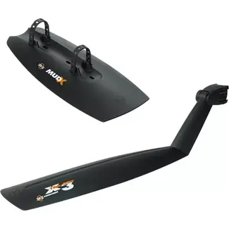 SKS Spatbordenset zwart - Flexibele pasvorm - Geschikt voor 12" tot 29" wielen - Duurzaam en robuust ontwerp