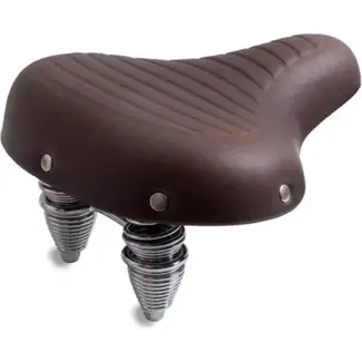 Abi Cruiser fietszadel - extra zacht - bruin - unisex - 270x245 mm