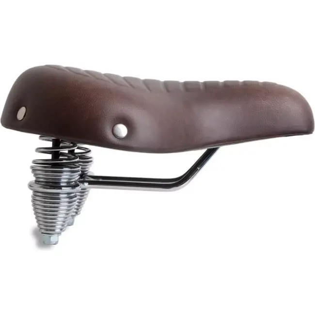 Abi Cruiser fietszadel - extra zacht - bruin - unisex - 270x245 mm