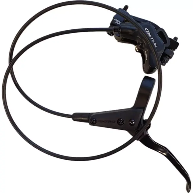 Tektro Schijfrem voor/links - 4-zuiger - MTB & E-bike - 850mm leiding - Zonder remschijf