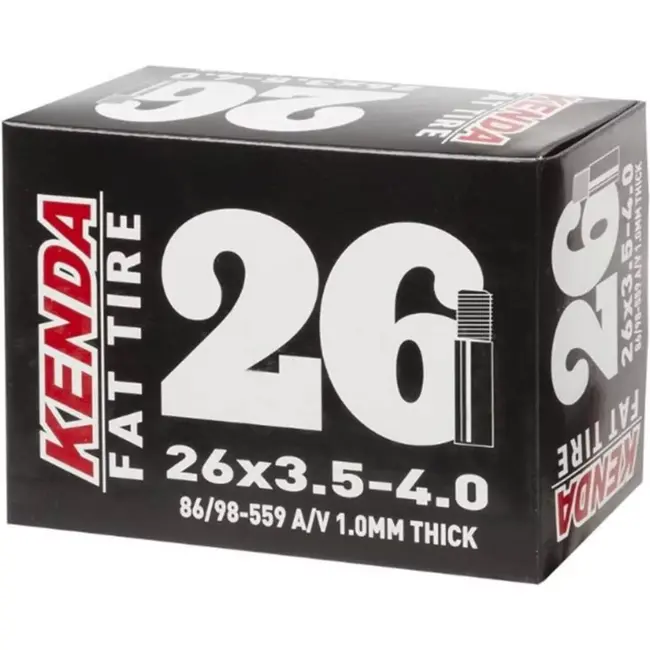 Kenda Binnenband 26x3.5-4.00 - Schrader ventiel 35mm - Duurzaam rubber - ETRTO 86/100-559