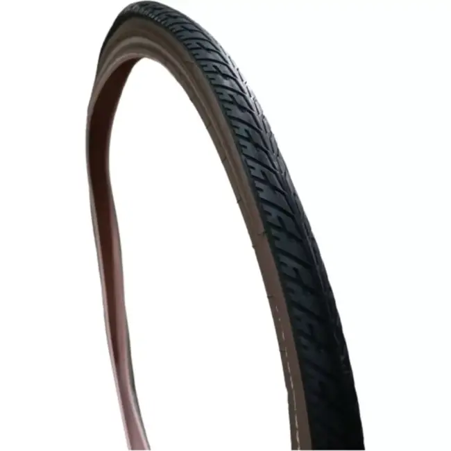 Deli tire Buitenband 28x1.75 - Reflectie - Anti-lek - Zwart/Bruin