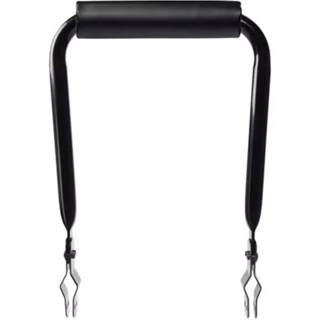 Simson Rugsteun bagagedrager - inklapbaar - vinyl kussen - 12-14 cm - zwart