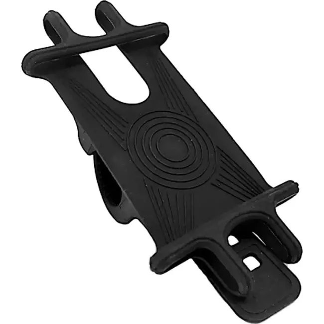 Falkx Siliconen telefoonhouder fiets - flexibel en universeel - zwart