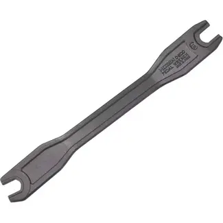 Cyclus Pedaalsleutel - Dubbele 15 mm aansluiting - Veilig ontwerp - 310 mm - Zwart