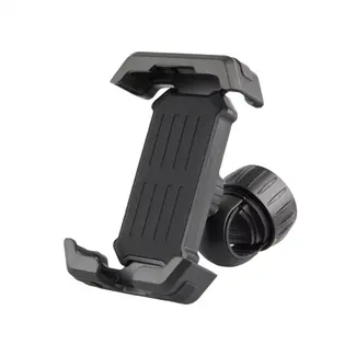Mirage Verstelbare telefoonhouder voor fiets - 17x9 cm - zwart