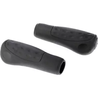 Westphal Ellipsis handvatten - ergonomisch - softgrip - 122 mm - zwart