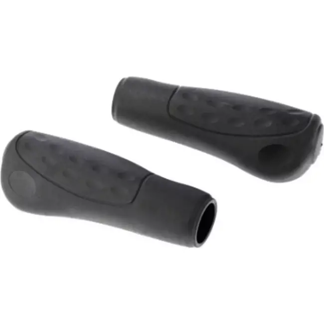 Westphal Ellipsis handvatten - ergonomisch - softgrip - 122 mm - zwart