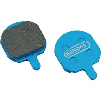Elvedes Metaal carbon schijfremblokken - E-Bike - semi-metaal - blauw - 1 paar