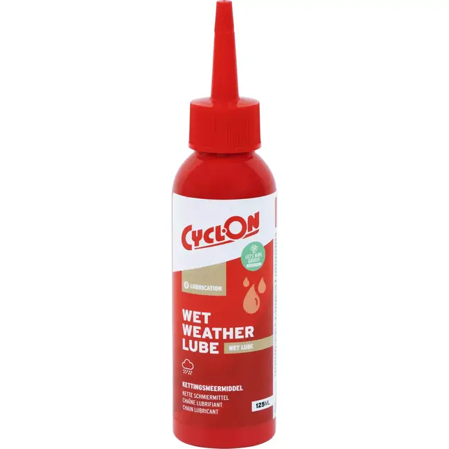 CyclOn Kettingsmeermiddel voor natte omstandigheden - 125 ml - Waterafstotend en slijtvast
