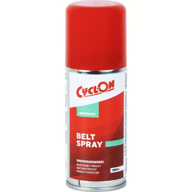 CyclOn Onderhoudsspray voor riemaandrijving - 100 ml - Water- en vuilafstotend - Vermindert slijtage - Verbetert grip