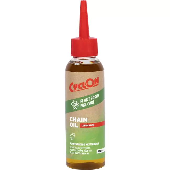 CyclOn Plantaardige kettingolie - 125 ml - Geschikt voor alle weersomstandigheden - Langdurige smering