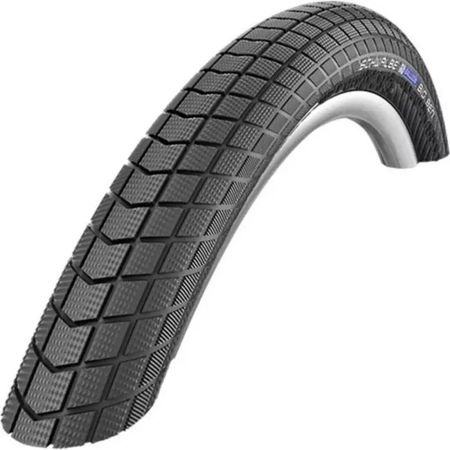 Schwalbe Urban fietsband - Groot volume - Zwart met reflectie - 28x2.00 - Veiligheid en comfort