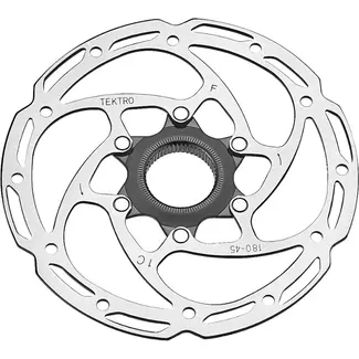Zoom Schijfrem rotor - 180mm - 6-gaats - zilver - 1.85mm dikte