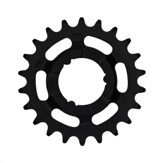 KMC Tandwiel 22T - Gehard Chromoly Staal - Zwart - Voor Shimano Versnellingsnaven