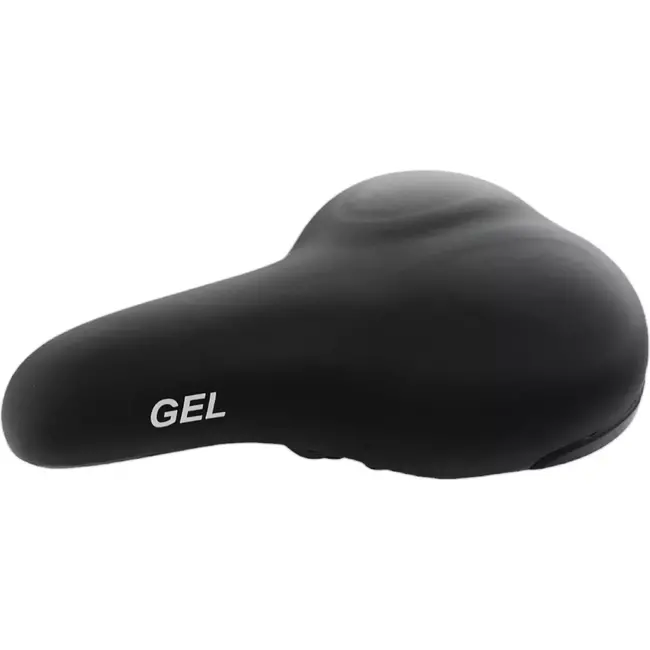 Falkx Gel zadel trekking - unisex - gel padding - 255x190 mm - zwart