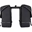 XLC Dubbele fietstas - 35L inhoud - zwart - veelzijdige bevestiging - 35x30x12cm