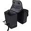 XLC Dubbele fietstas - 35L inhoud - zwart - veelzijdige bevestiging - 35x30x12cm