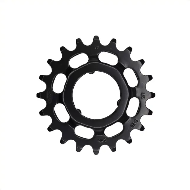 KMC Tandwiel 20T - Geschikt voor Shimano naven - Chromoly staal - Zwart - Duurzaam en sterk
