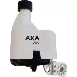 AXA Dynamo met linker montage - wit - stootvaste behuizing - 6 Volt/3 Watt