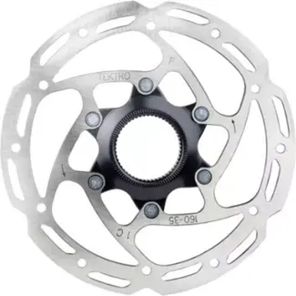 Tektro Schijfrem rotor - 160 mm - Centerlock - Zilver - Roestvrij staal