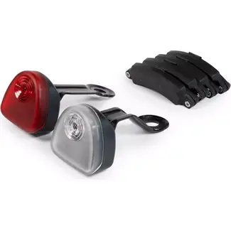 Reelight Fietsverlichting zonder batterijen - Steady light - Milieuvriendelijk - Voor velgremmen - Zwart