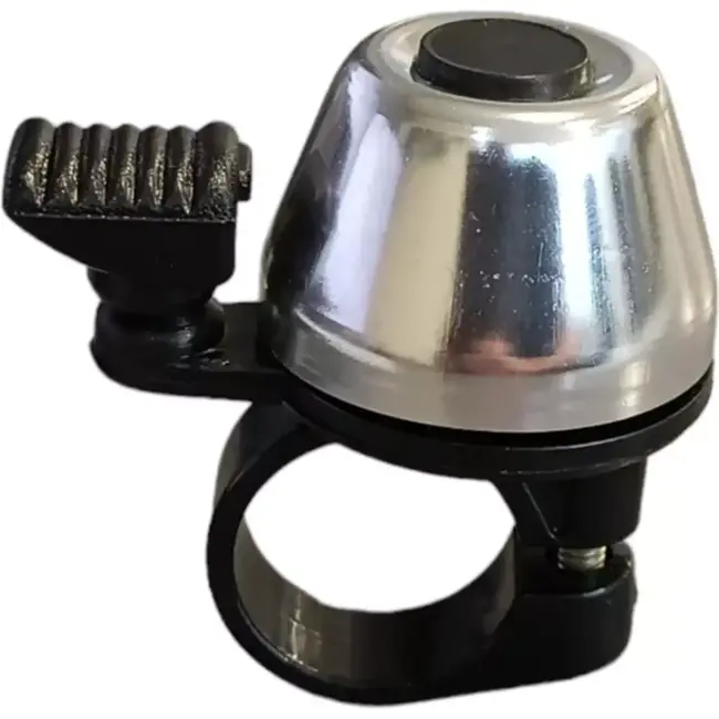 Falkx Fietsbel - Bullet Design - Zilver - Heldere Klank - Eenvoudige Montage