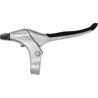 Sunrace Linker remhendel - aluminium - zilver - rubberen grip - ergonomisch ontwerp