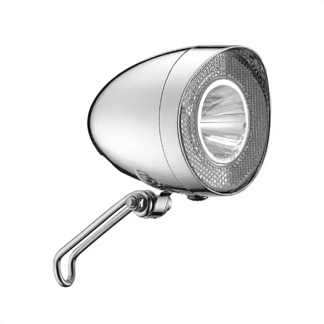 Union Retro koplamp - 20 LUX - zilver - naafdynamo - automatische lichtsensor