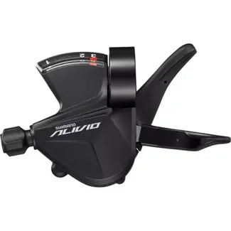Shimano Versteller 3V links - Snelle en responsieve schakeling - Zwart