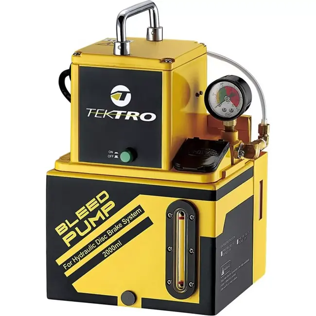 Tektro Hydraulische ontluchtingspomp - 800ml - 220V - Staal - Geel