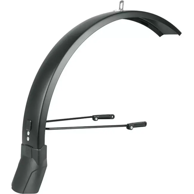 SKS Voorspatbord 20" - mat zwart - kunststof - ESC-veiligheidssysteem - 65 mm spoorbreedte