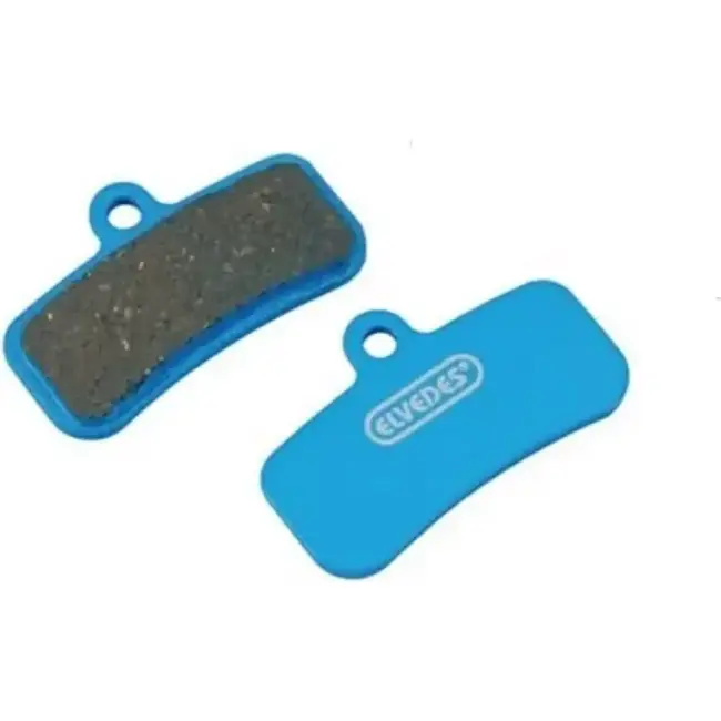 Elvedes Zachte schijfremblokken - Shimano compatibel - Super zacht - Verbeterde remprestaties - Zwart - 1 paar