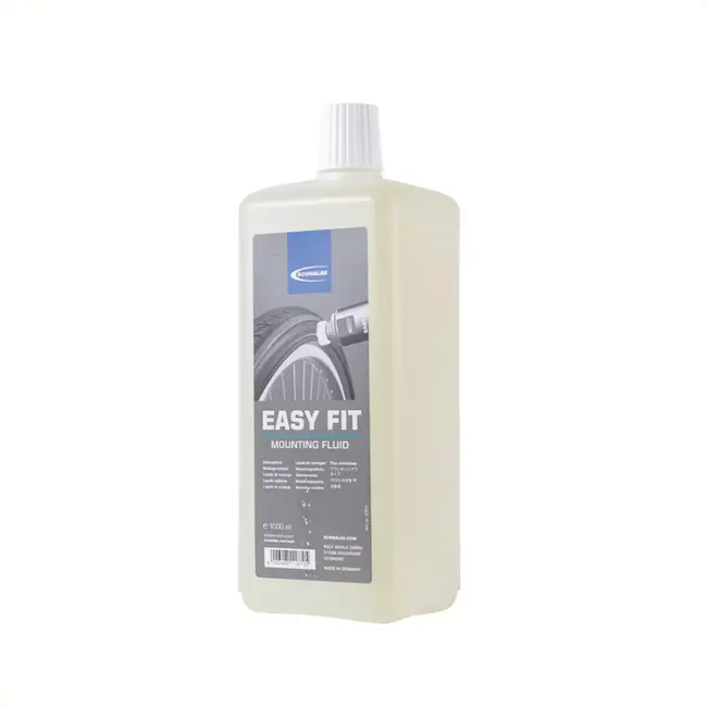 Schwalbe Montagevloeistof fietsbanden - 1000ml - met sponsapplicator - voor strakke velg/band combinaties