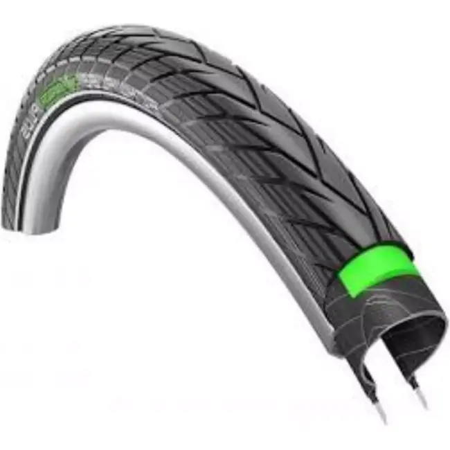 Schwalbe E-bike buitenband - 3mm anti-leklaag - Zwart met reflectie - 28x2.00