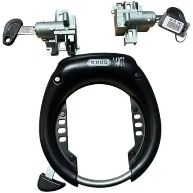 ABUS Fietsslot - Framebevestiging - Extra brede wieluitsparing - Geschikt voor ballonbanden - 77 mm breed