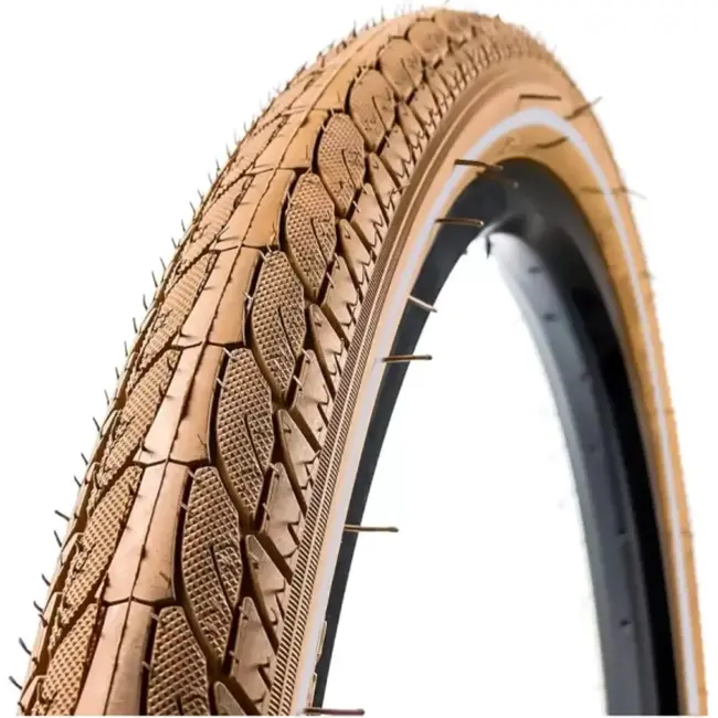 DSI Buitenband 28x2.00 - Reflecterend bruin - Anti-lek 1mm - Comfortabel en veilig