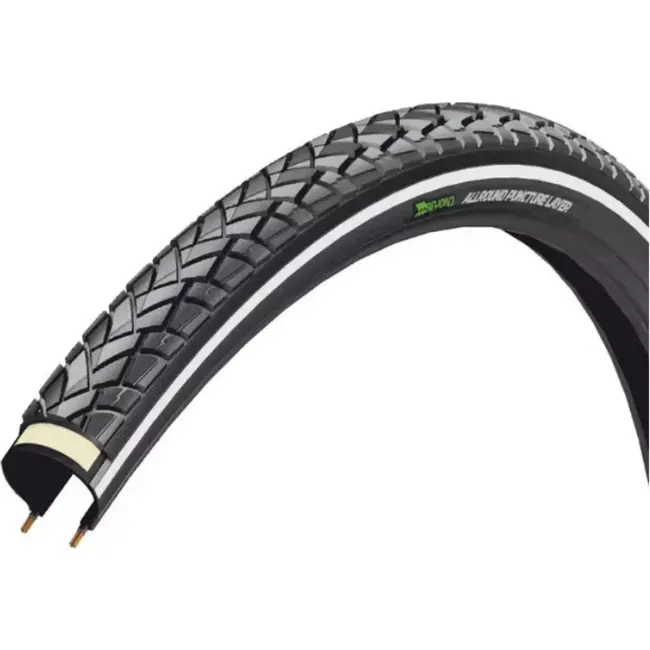 Beyond Buitenband met 3mm anti-leklaag en reflectie - 28x1.75 - Zwart