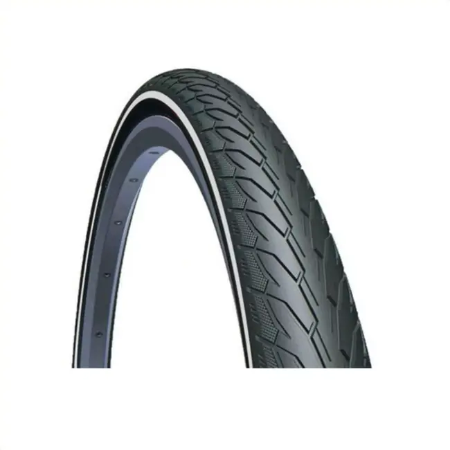 Mitas Buitenband met reflectie - Antipunctuur - 28x1.75 - Zwart