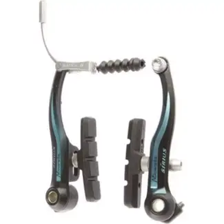 Miranda Universele V-rem - mat-zwart - voor en achter - duurzame constructie