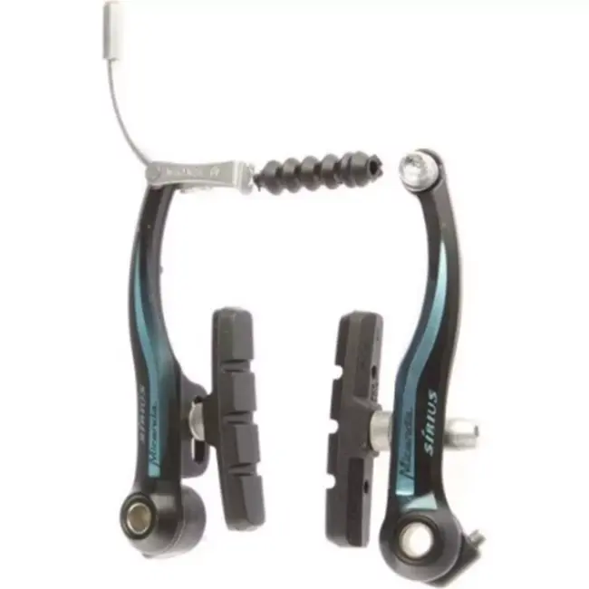 Miranda Universele V-rem - mat-zwart - voor en achter - duurzame constructie