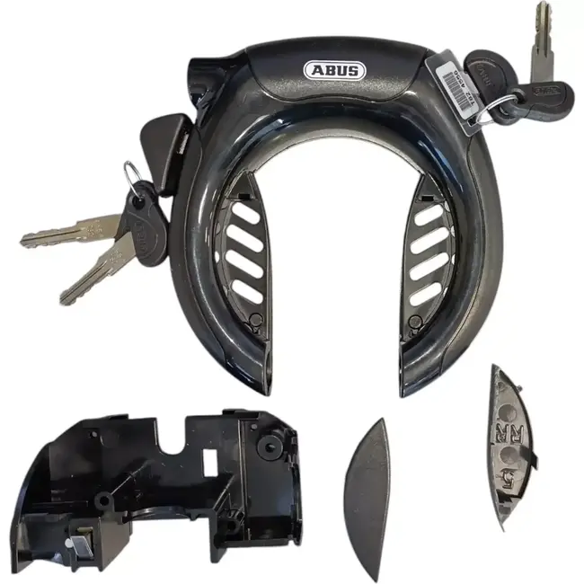 ABUS Fietsslot met plug-in functie - Geschikt voor Bosch Racktime 2 - Zwart - 59 mm breed